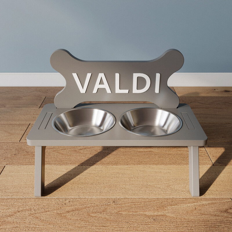 Modern Köpek Kulübesi Büyük Boy V Kapı Model, El Yapımı, Birinci Sınıf Ahşap, Hediye Mama Kabı