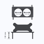 Modern Köpek Kulübesi Orta Boy V Kapı Model, El Yapımı, Birinci Sınıf Ahşap, Hediye Mama Kabı